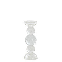 KERZENHALTER Itinga Hell Ø10/26,5 cm - Transparent, Glas (10/26.5/10cm) - Light & Living