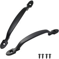 MÖBELGRIFF Schwarz 2er-Set Aluminium - Schwarz, Metall (2.5/2.5/16cm)