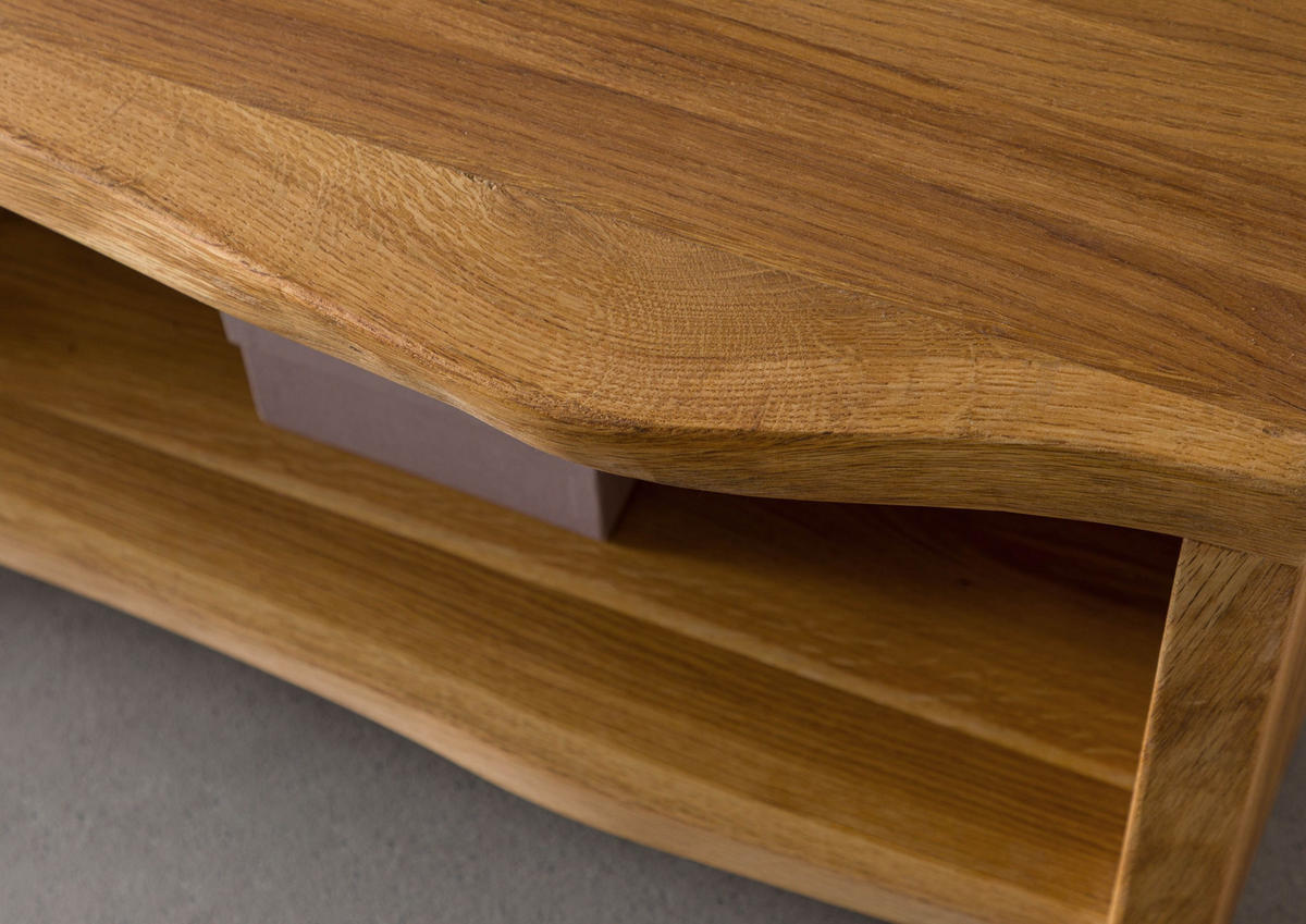 COUCHTISCH Wildeiche 120x70x45 natur geölt PURE OAK #308 - Braun, Holz (120/70/45cm) - Massivmoebel24