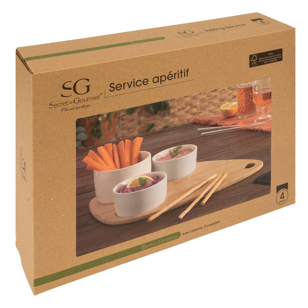 SNACKSCHALEN 3er-Set - Weiß, Keramik (24/7/35cm)