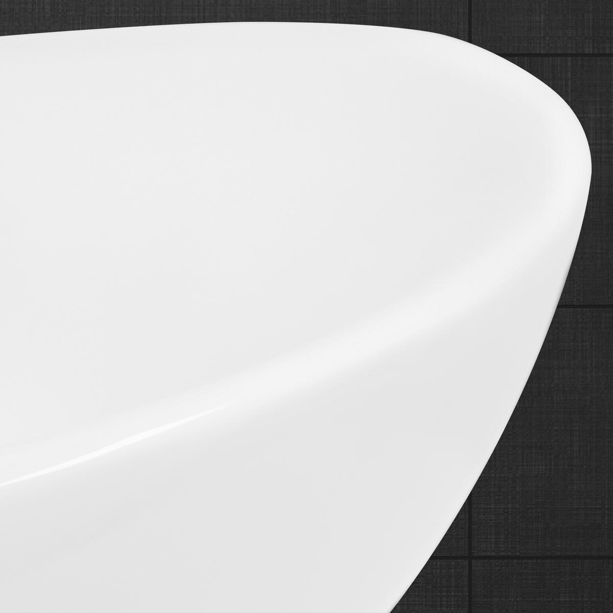 WASCHBECKEN - Weiß, Keramik (33/14/41cm) - LuxeBath