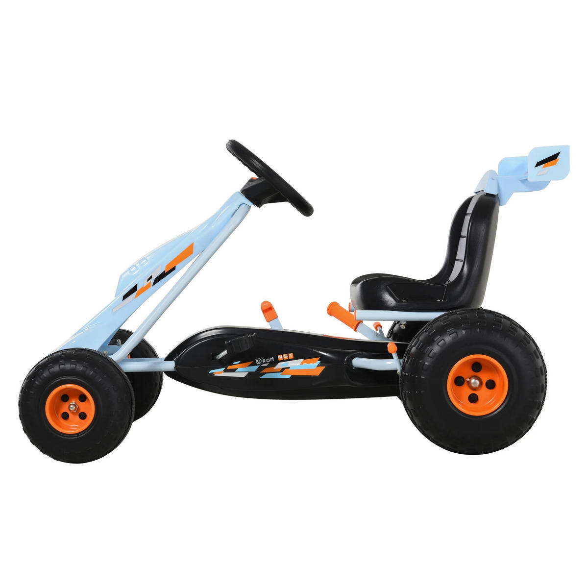 GOKART - Hellblau, Kunststoff/Metall (97/66/59cm) - Jamb