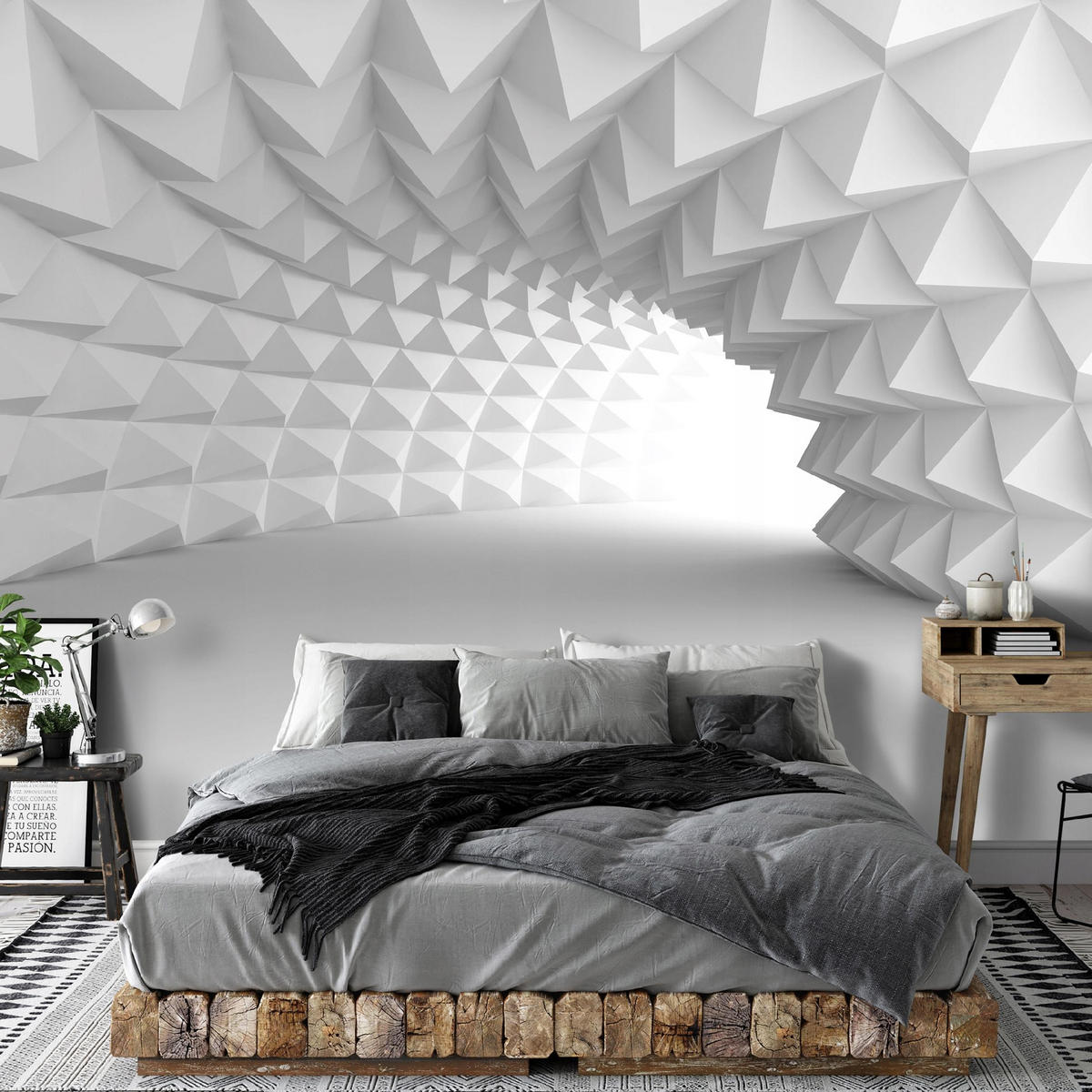 FOTOTAPETE 3D Effekt Wohnzimmer Vliestapete 250x175 - Multicolor, Papier (250/175cm) - Wallarena