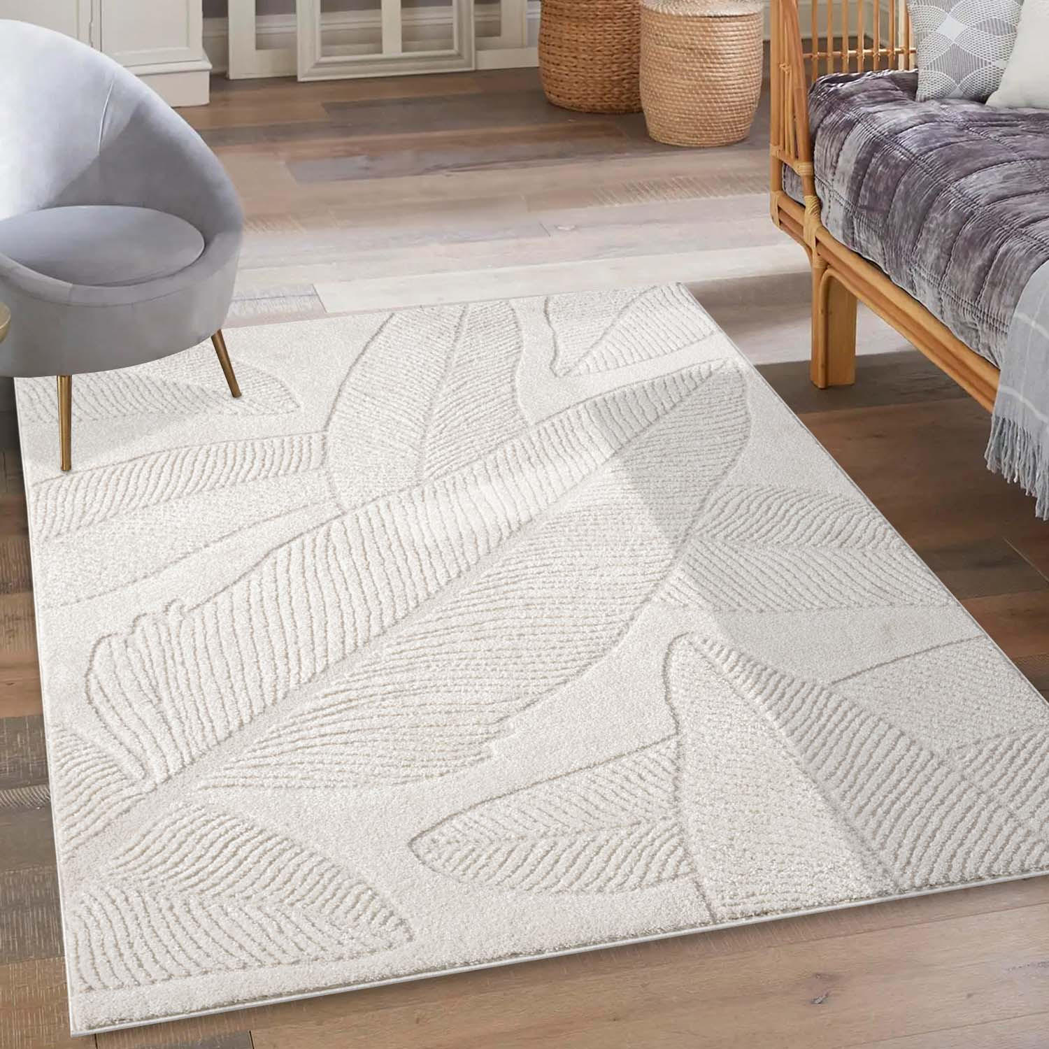KURZFLOR-TEPPICH Lounge 0629 Creme 200x290 cm - Creme, Textil (200/290cm) - carpet city