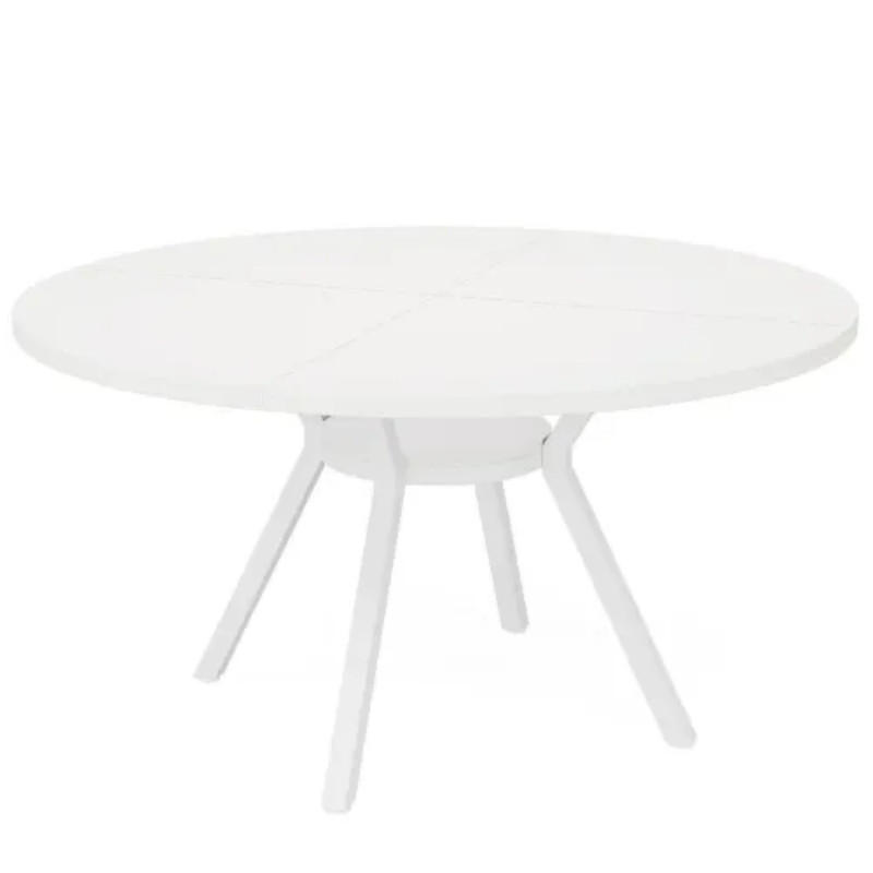 ESSTISCH Weiß 120/120/75 cm - Weiß, Holz (120/120/75cm) - PANGIVO