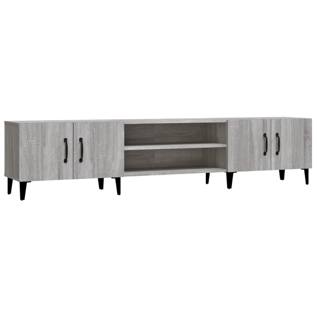 TV-SCHRANK Grau Sonoma 180/31,5/40 Cm Holzwerkstoff - Grau, Holzwerkstoff (31.5/40/180cm) - vidaXL