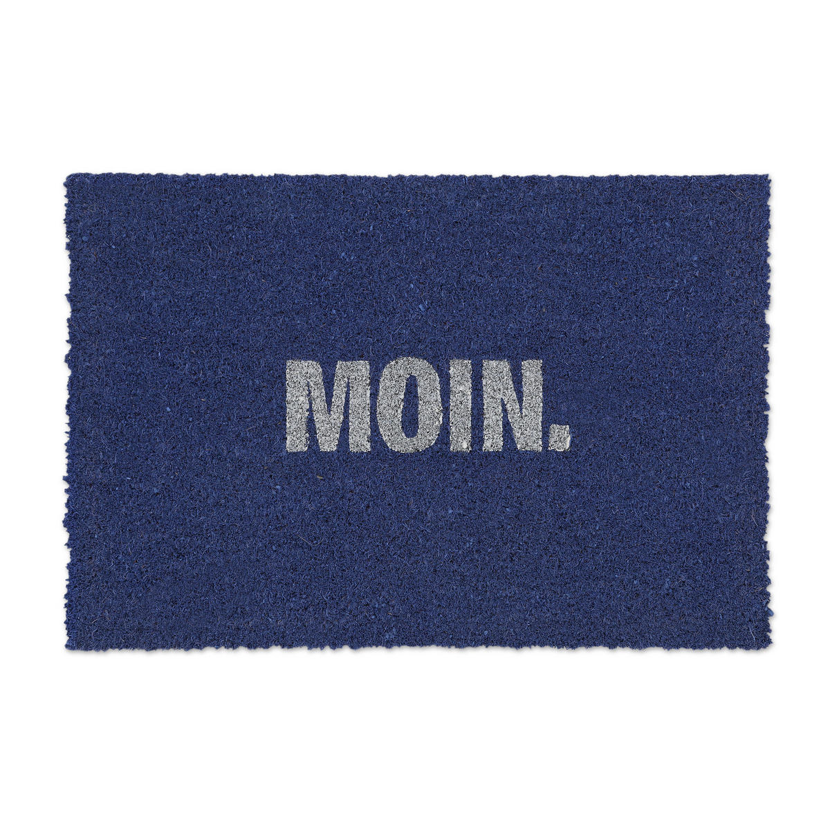 KOKOSFUSSMATTE - Blau, Kunststoff/Textil (60/40cm) - Relaxdays