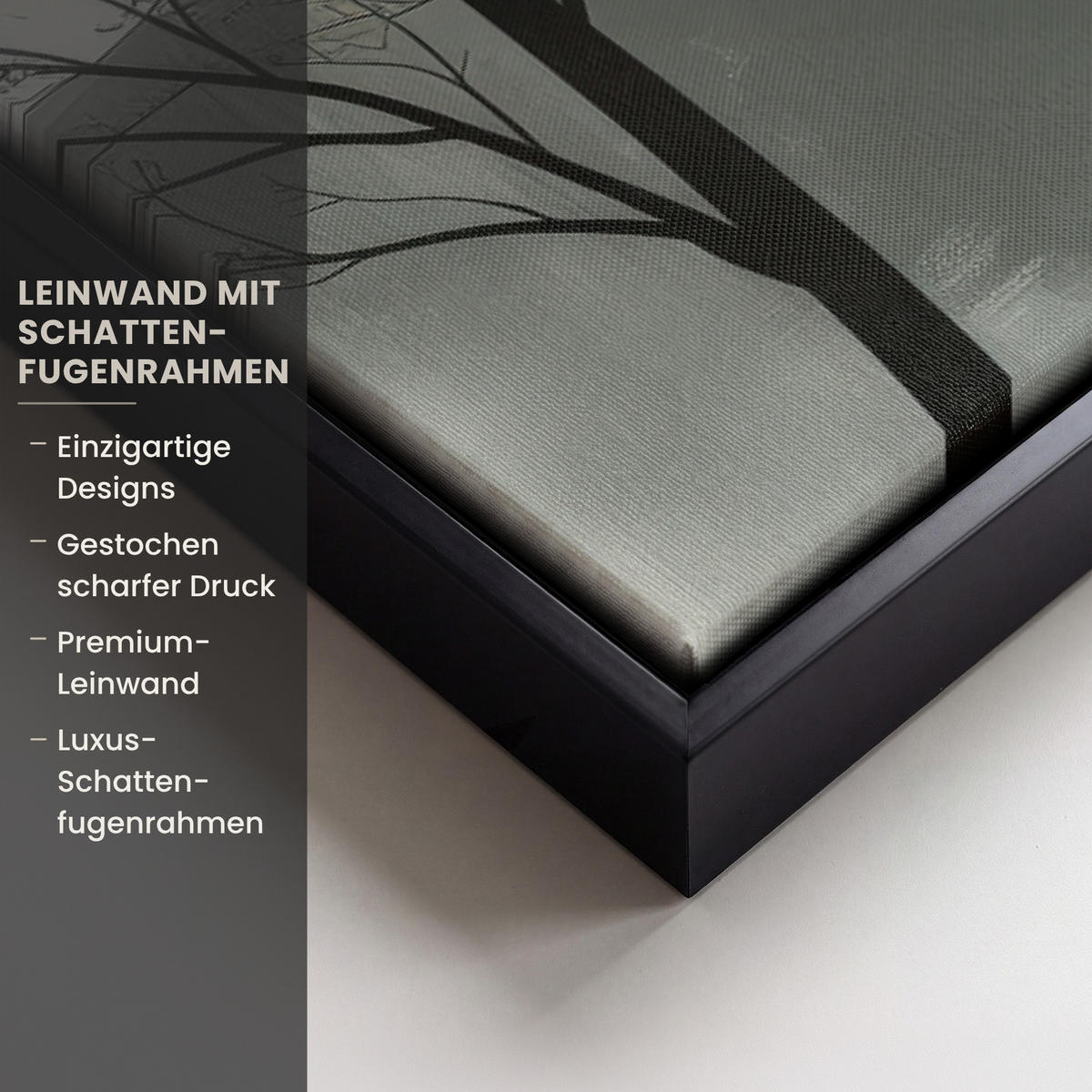 LEINWAND Bilder mit Rahmen - Wabi sabi - Beige - Pflanze - 60x40 - Sandfarben, Textil (60/40cm) - MuchoWow