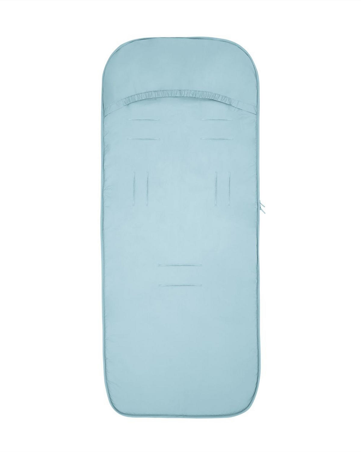 FUSSSACK Classic hellblau Fleece, wasserabweisend, 3- und 5-Punkt-Gurt, Reißverschluss - Blau, Textil (45/1/85cm) - Kikka boo