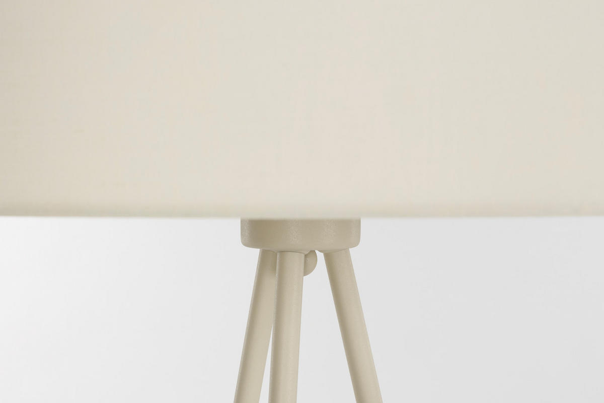 STEHLAMPE Susie - Beige - 45/45/146 cm - Beige, Metall (45/45/146cm)