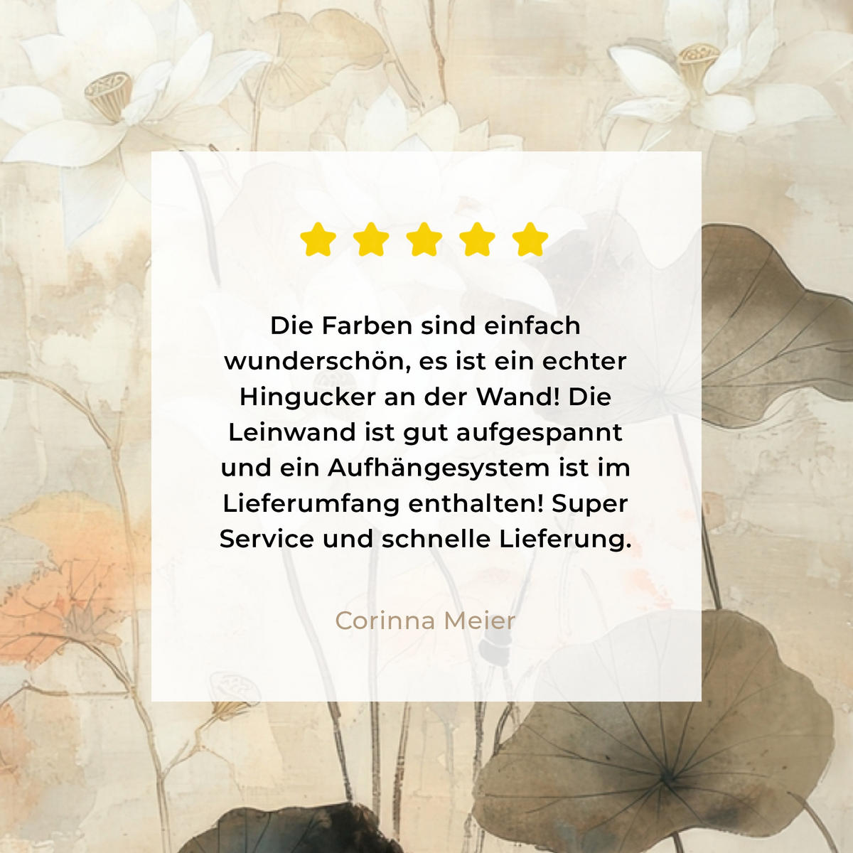 LEINWANDBILD Blumen - Japandi - Wabi sabi 40x30 cm - Sandfarben, Textil (40/30cm) - MuchoWow