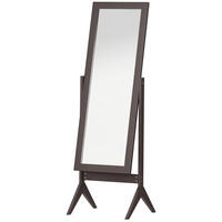 STANDSPIEGEL DE-17903 verstellbarer Neigungswinkel Café - Braun, Holzwerkstoff (47/148/46cm) - ComfortXL