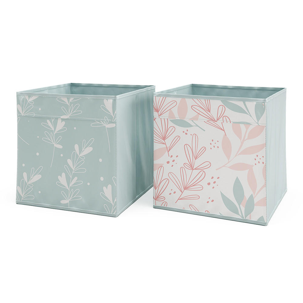 FALTBOX Türkis 30 x 30 cm 2er Set - Türkis, Wellpappe (30/30/30cm) - Vicco