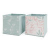 FALTBOX Türkis 30 x 30 cm 2er Set - Türkis, Wellpappe (30/30/30cm) - Vicco