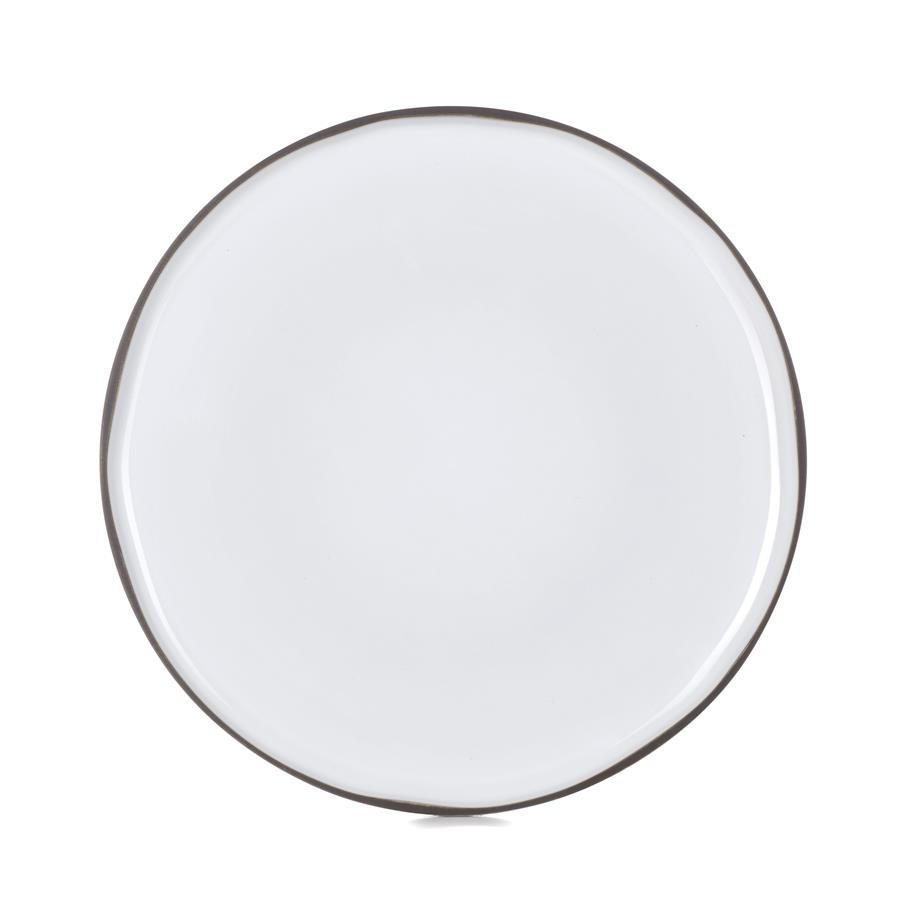 PLATZTELLER CARACTERE 30 cm Kumuluswolke weiss - Weiß, Keramik (30cm) - Revol Porcelaine France