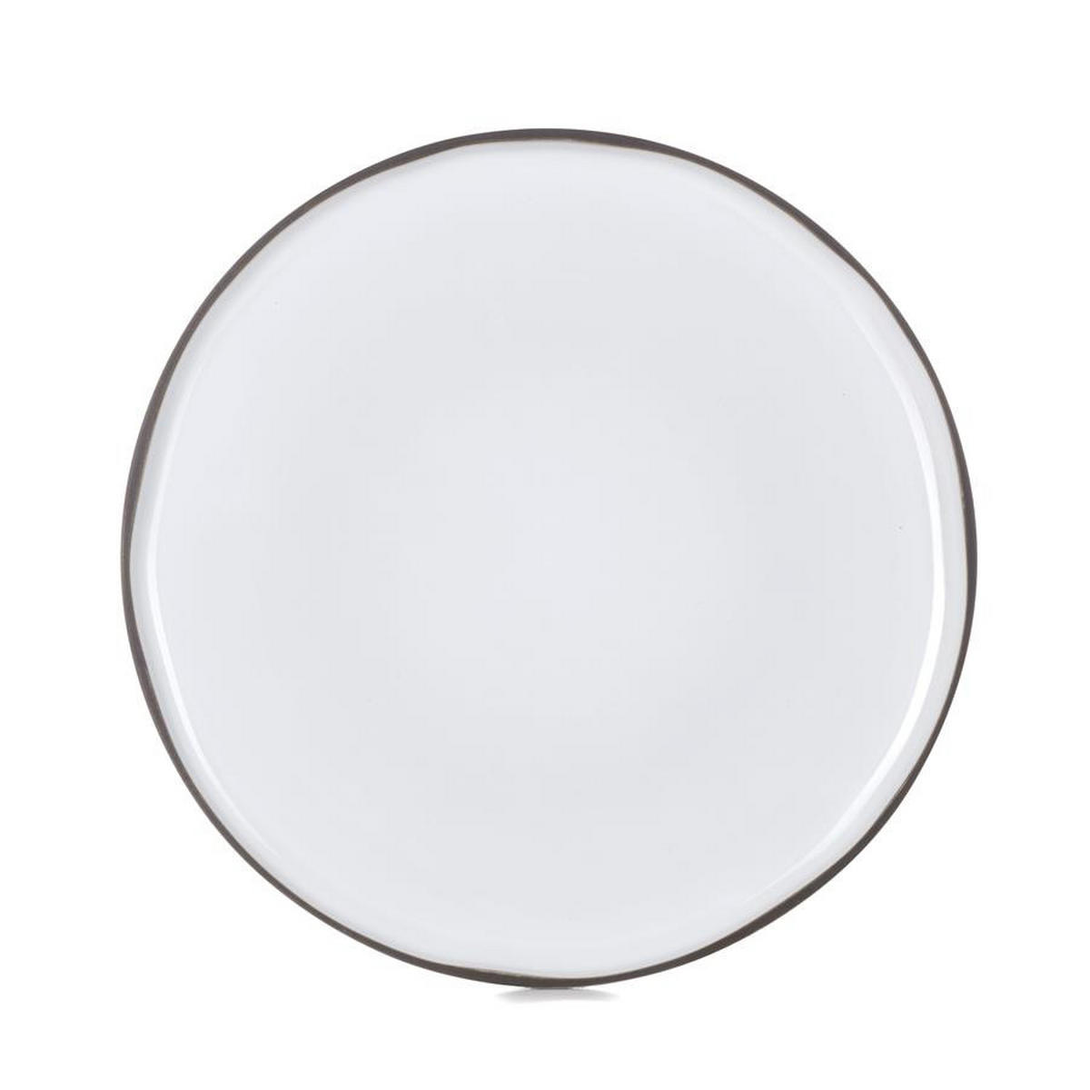 PLATZTELLER CARACTERE 30 cm Kumuluswolke weiss - Weiß, Keramik (30cm) - Revol Porcelaine France