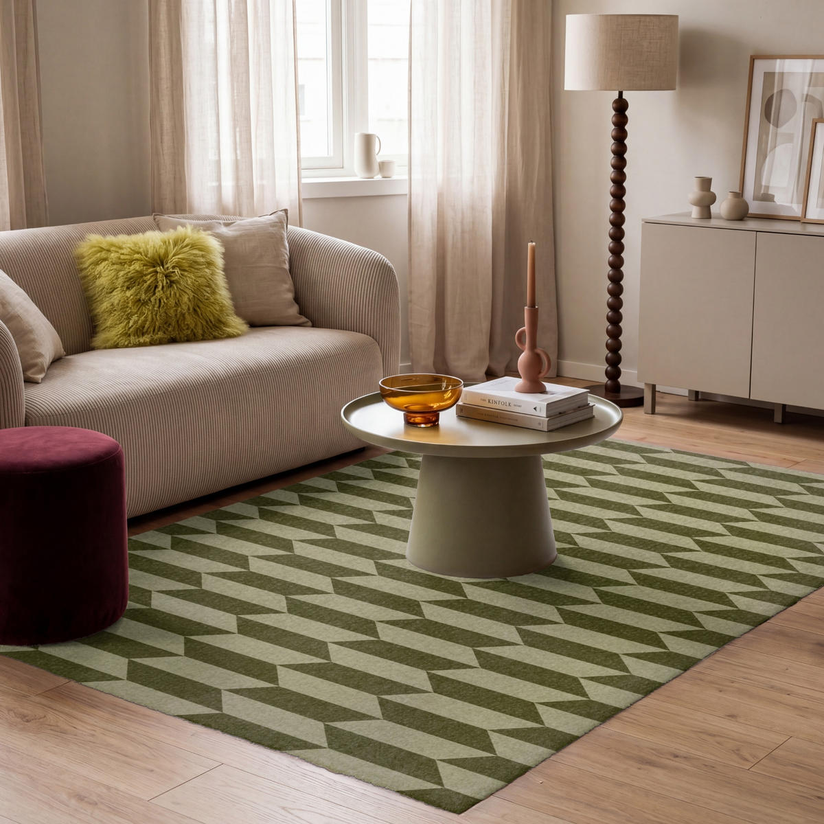 KOBERCE - Vzor - abstraktný - zelený - lietadlá - 180x120 cm - olivovozelená, textil/plast (180/0.4cm) - OnlyWow