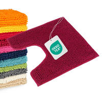 BADEMATTE MIT WC AUSCHNITT PARIS - Beere, Textil (45/45cm) - WohnDirect