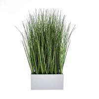 KUNSTPFLANZE Künstliches Gras – Cassiel 46 cm - Grün, Kunststoff (46cm) - aplanta