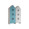 REGALSCHRANK Set Kania 115x37x171 MDF+Holzwerkstoff Weiß /Bunt - Blau/Weiß, Holzwerkstoff (115/171/37cm) - 58aufmkessel