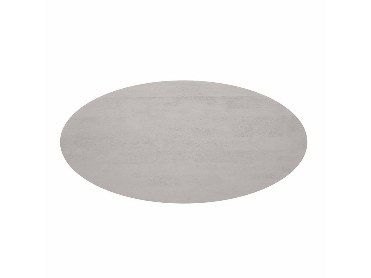 ESSTISCH Helena Oval 210 cm X 110 cm Taupe - Taupe, Holz (110/210/76cm) - Villa Möbel