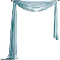 QUERBEHANG 1ER SET HxB 140x600 Hellblau - Hellblau, Textil (140/600/600cm) - Gardinenbox