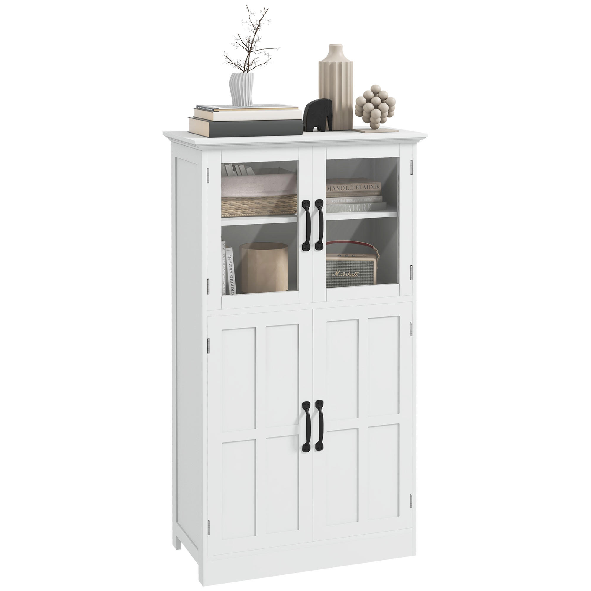 ComfortXL Highboard Weiß 30x110.5x60 cm