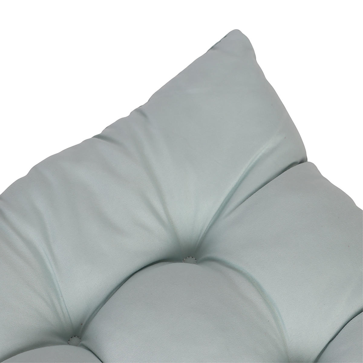 4XSTUHLKISSEN - Grün, Kunststoff/Textil (40/40/5cm) - Relaxdays