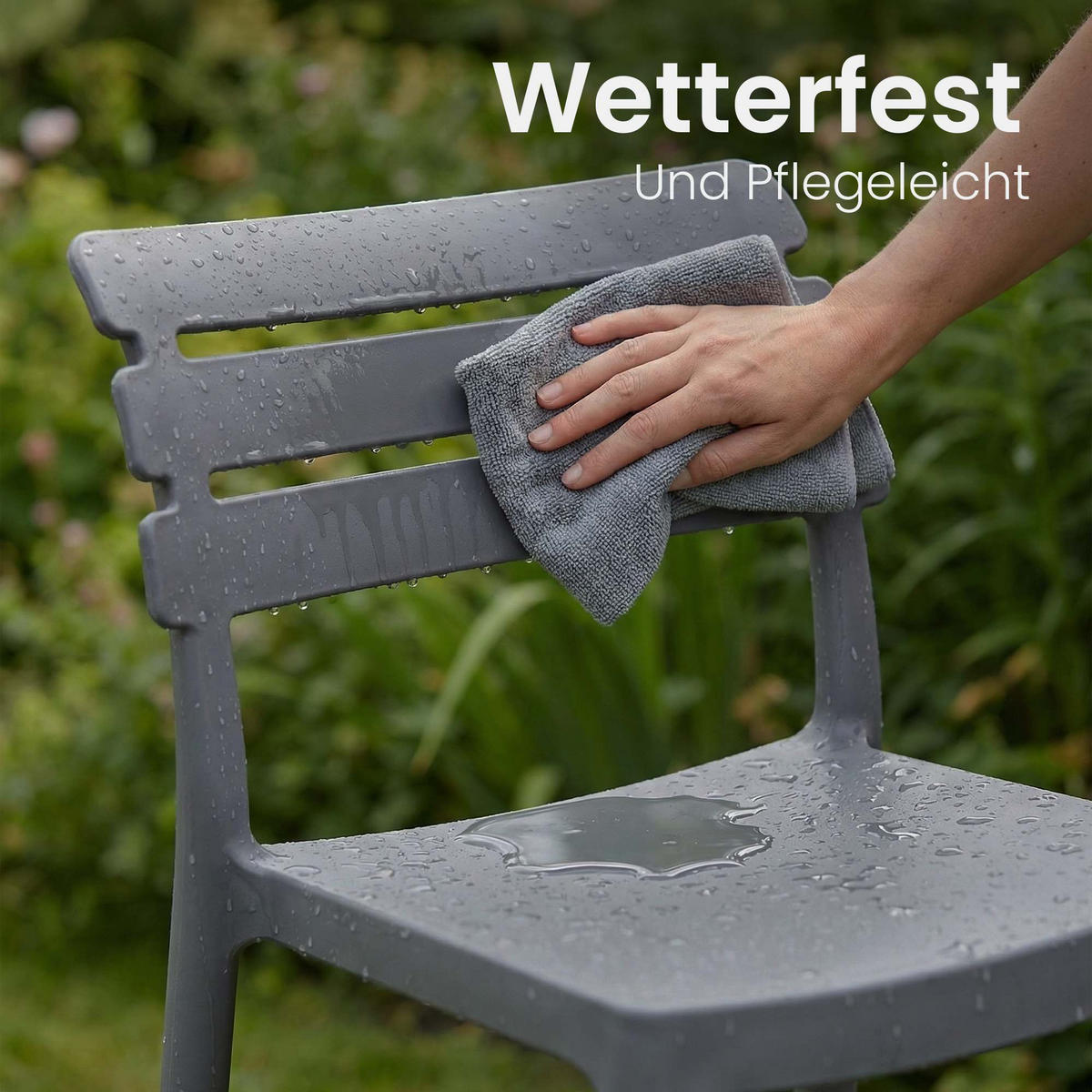 BARHOCKER Kunststoff Dunkelgrau - Dunkelgrau, Kunststoff (49/99/50cm) - CLP