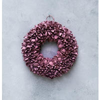 TROCKENBLUMEN Bakulikranz dick Mauve - Mauve, Naturmaterialien (5cm) - Lykke & You