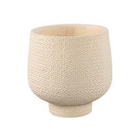 TOPF Laim Beige 30/30/30cm - Beige, Stein (30cm) - PTMD Collection