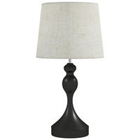 TISCHLAMPE mit 3 Farbtemperaturen Schwarz - Schwarz, Metall (28/28/54cm) - HOMCOM
