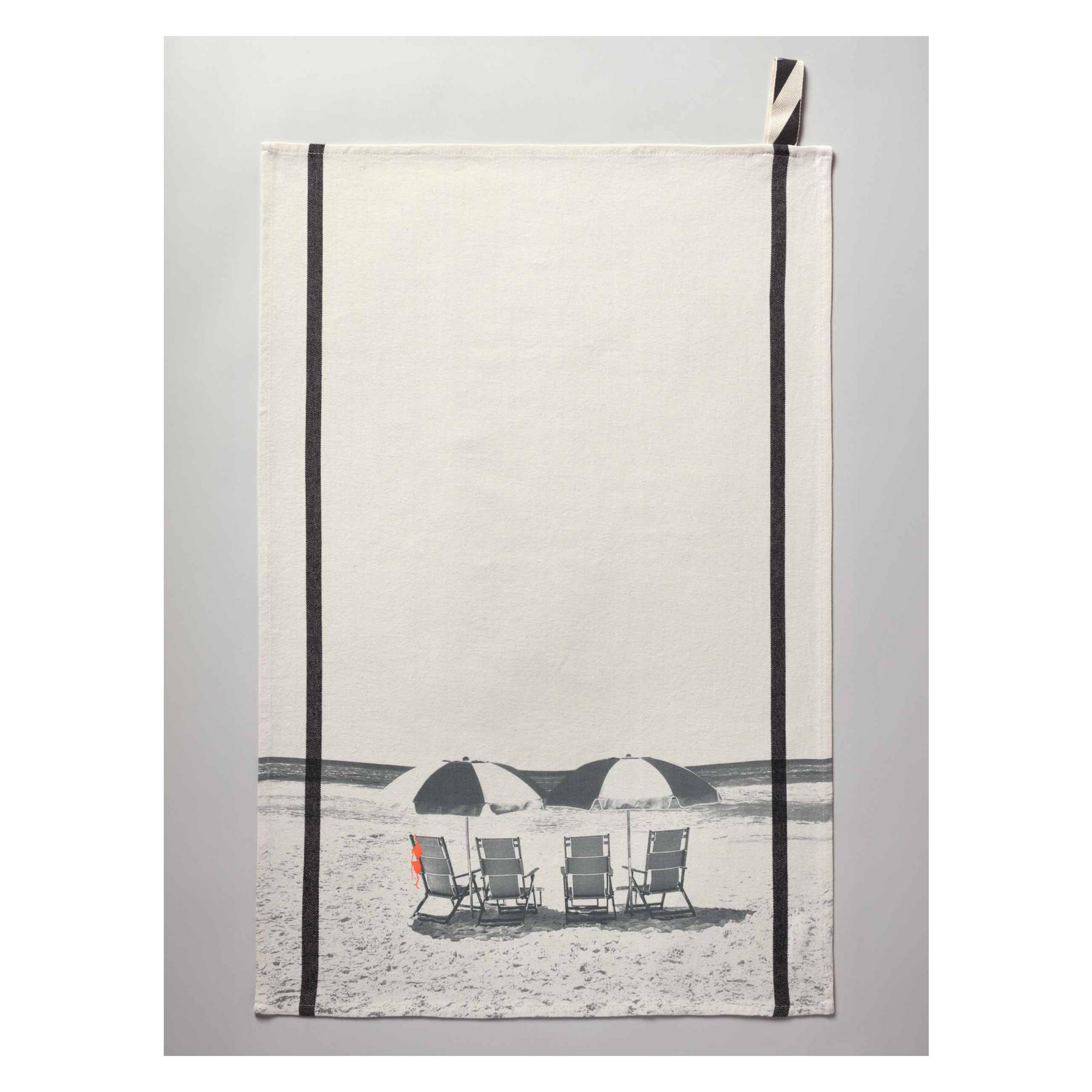 KÜCHENTUCH Dolce Vita ekrü 50 x 70 cm - Weiß, Textil (70/50cm)