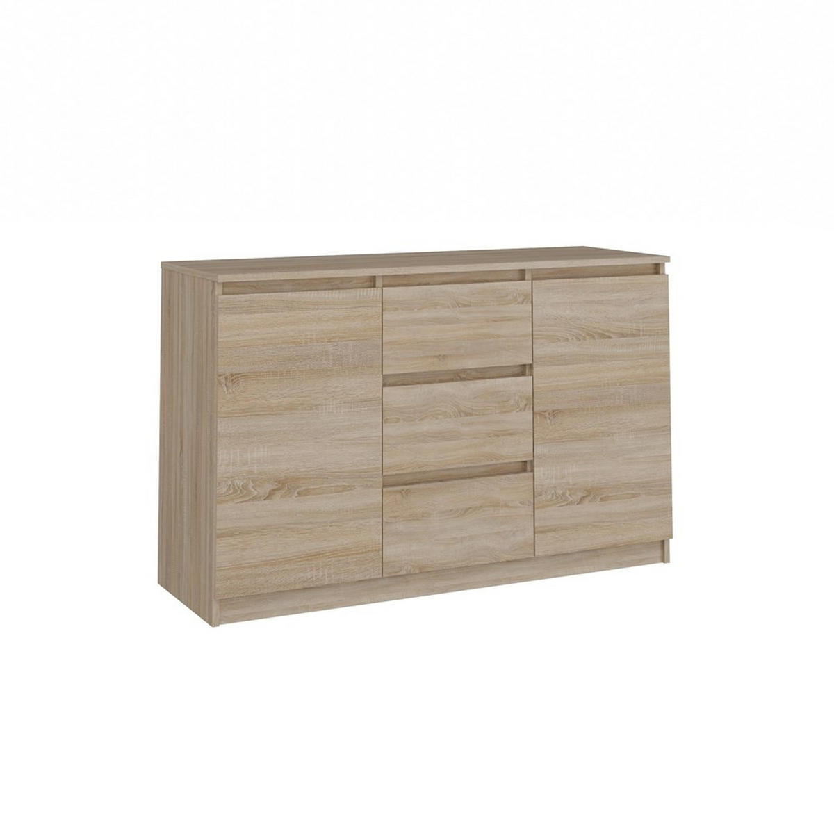 KOMMODE Sonoma Eiche 120/75/40 - Sonoma Eiche, Holzwerkstoff (120/75/40cm) - RAUMHIRSCH FURNITURE