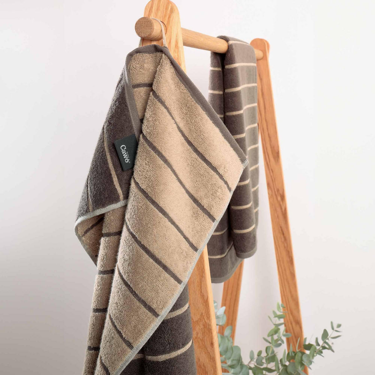 DUSCHTUCH BALANCE DOUBLEFACE 6232 SAND - 39 - Beige, Textil (80/150cm) - Cawoe
