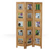 PARAVENT 3-tlg. 93/161 cm Hellbraun Fotowand - Hellbraun, Holz (93/161/2cm) - Homestyle4u