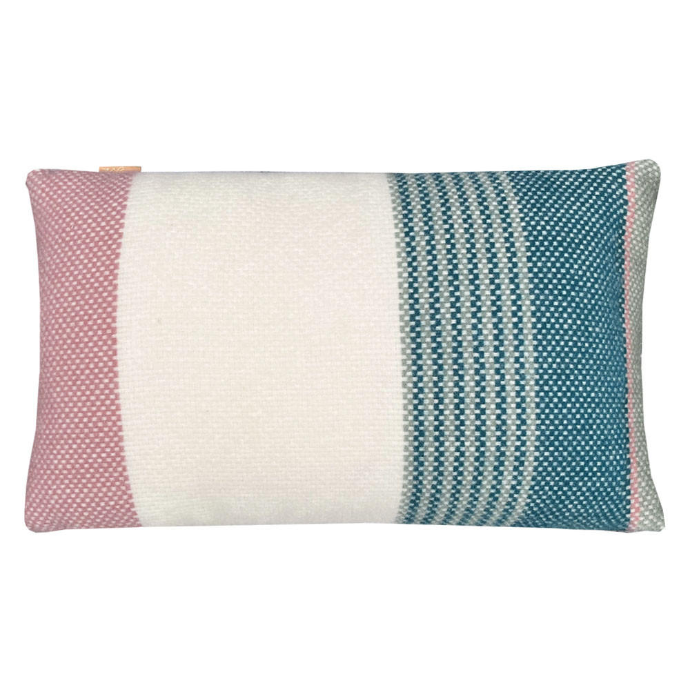 WOLLKISSEN Festlich pastellfarben rechteckig 35x60 - Pastellgrün, Textil (60/35/12cm) - Malagoon