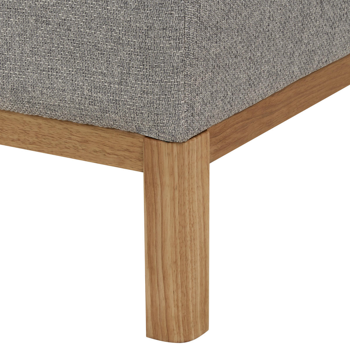 POHOVKA 3-místná Látka Světle šedá Sosjo - světle šedá, textil (219/74/83cm) - Beliani