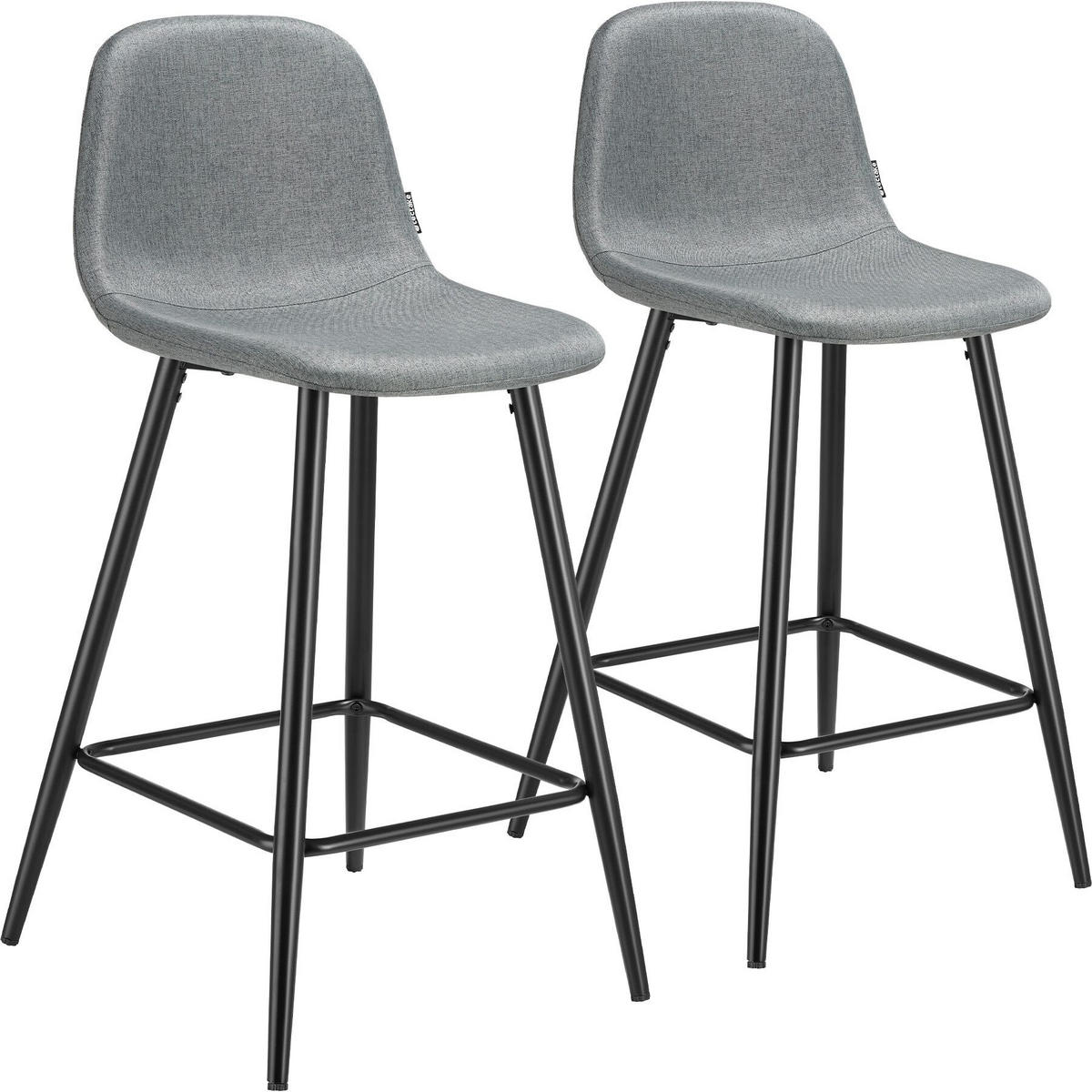 THEKENSTUHL Willow,45 x 48 x 92 cm, Belastbarkeit 120 kg,dunkelgrau/schwarz - Dunkelgrau/Schwarz, Kunststoff (45/92/48cm) - tectake