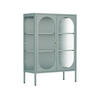SIDEBOARD, Salbeigrün - Grün, Metall (35/110/80cm) - Oviala