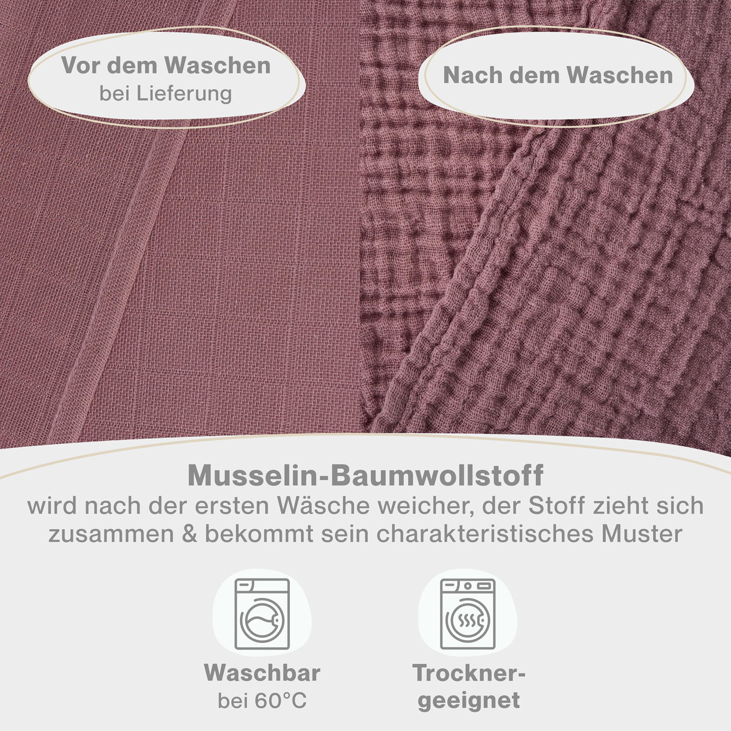 SPUCKTÜCHER 70/70 cm, 100% Baumwolle für Babys, Rosa, 20er-Set - Rosa, Textil (70/70cm) - Laleni