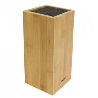 MESSERBLOCK Beige 23/10.5/23 cm KH1559 - Beige, Naturmaterialien (10.5/23/23cm) - Kinghoff 