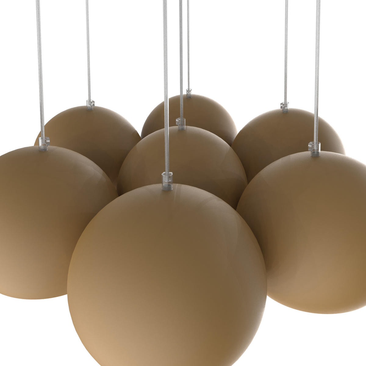 HÄNGELEUCHTE - Goldfarben, Metall (25/25/20cm) - Lumicom