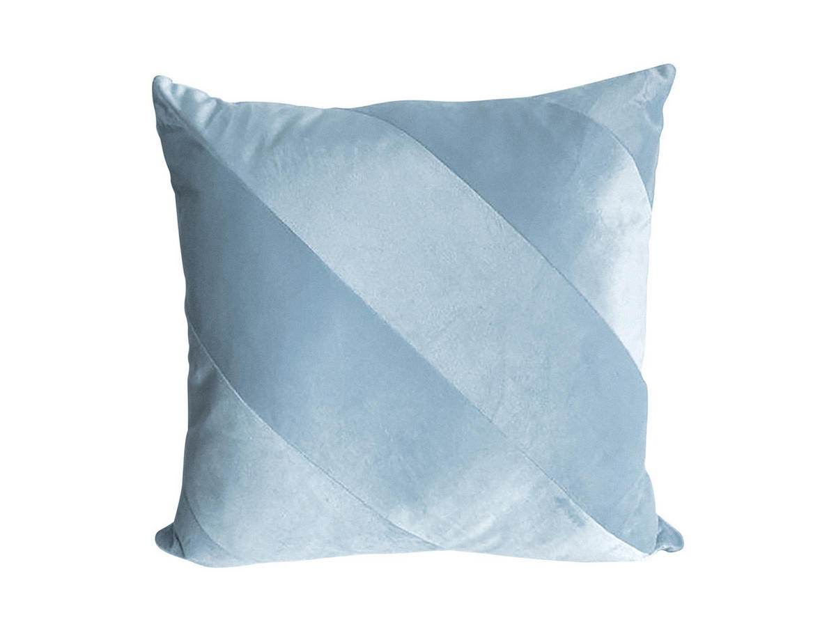 DEKOKISSEN Tono 45/45/7 cm - Blau, Kunststoff (45/45cm) - Present Time