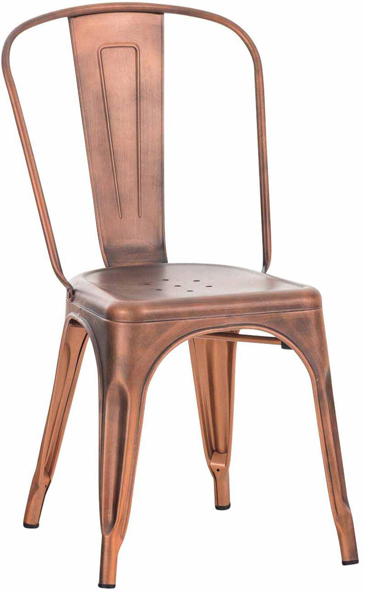 CLP Besucherstuhl Kupfer 44x89x48 cm