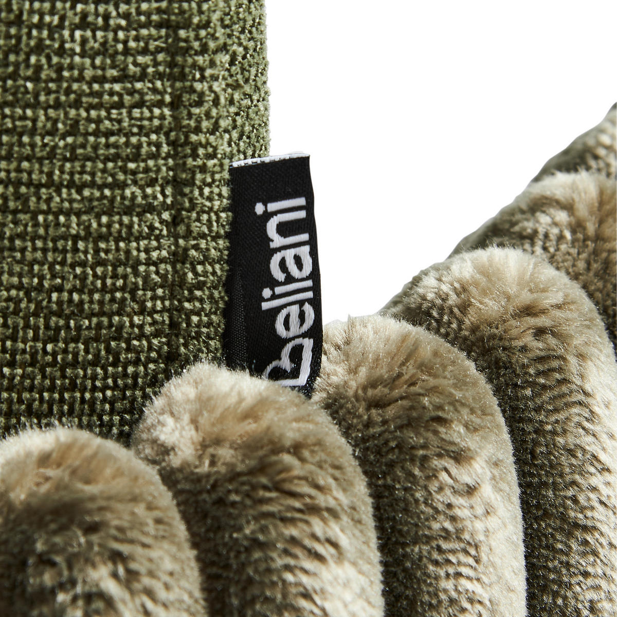 ESSZIMMERSTUHL 2er-Set Grün Amity - Schwarz/Grün, Textil (50/84/56cm) - Beliani