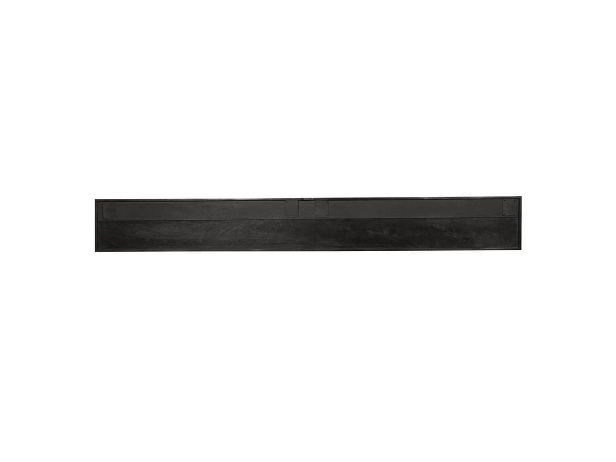 LOWBOARD Dimora Mangoholz 240 cm / 35 cm Schwarz - Schwarz, Holz (240/30/35cm) - Villa Möbel