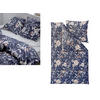 BETTWÄSCHE Garden Bloom II blau 135/200 cm Baumwolle - Blau, Textil (135/200cm) - Södahl