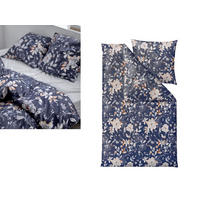 BETTWÄSCHE Garden Bloom II blau 135/200 cm Baumwolle - Blau, Textil (135/200cm) - Södahl
