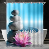 DUSCHVORHANG Kieswüste 240 x 200 cm - Multicolor, Textil (240/200cm)